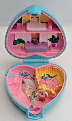 Polly Pocket 1993 Bluebird Türkis Herz
