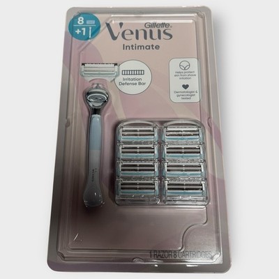 Gillette Venus Female Intimate Grooming 1 Handle +8 Cartridges FREE SHIPPING