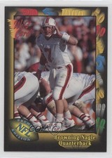 1991 Wild Card Browning Nagle #44 Rookie RC 0b3. rookie card picture