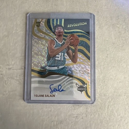 2024-25 Revolution Tidjane Salaun Rookie Auto #RS-JAN RC Charlotte Hornets