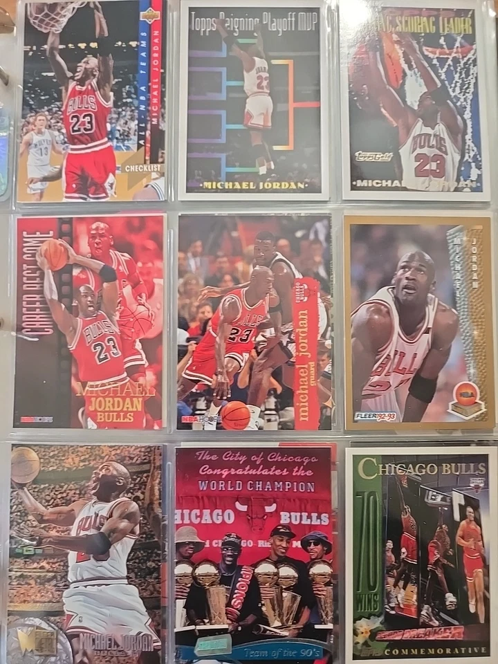Lote de tarjetas de baloncesto de los 90 con Michael Jordan, Alonzo Mourning Jason Kidd y más Foto 3 de 4