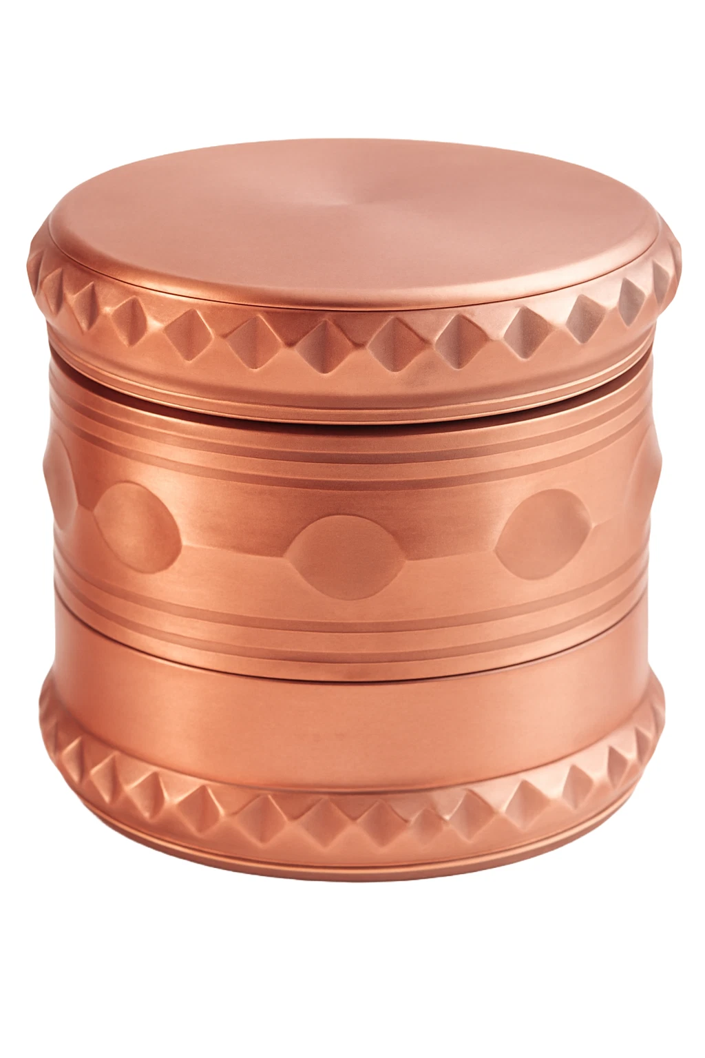 ***10 PACK*** 2 1/4" Inch Magnetic Metal Spice Tobacco Herb Grinder: Rose Gold