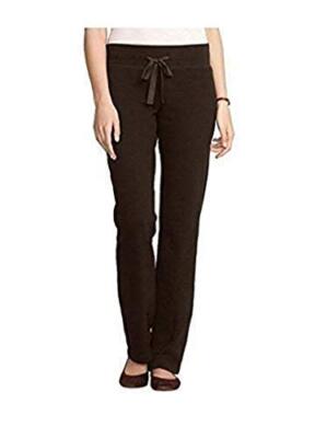 Hose in Slub Qualität Damen von Eddie Bauer - Dunkelbraun   NEU