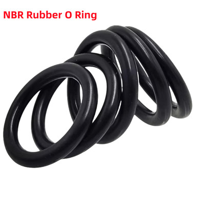 Black NBR Rubber O Ring Oil Seal Gasket Outer Dia.10mm-350mm Wire Diamete3.1mm