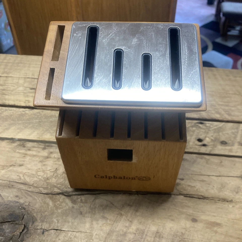 Calphalon Select 15 Slot Knife Block. Sharpening Knife Block - Image 2 of 4