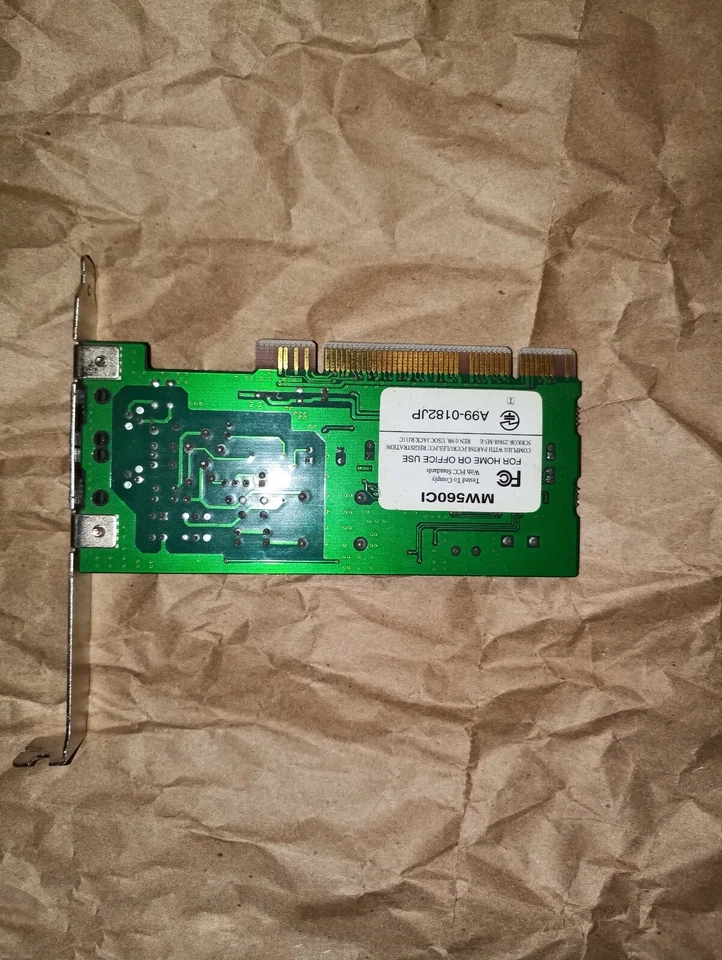 CONNEXT MW560CI 56K INTERNAL PCI CARD  - Image 2 of 2