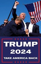 trump 2024 yard signs plastic 50 signs 50 stakes