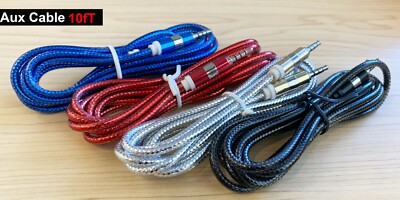 Aux Cable 3.5mm Male to Male Auxiliary Audio Cable Cord For Car Phone Universal