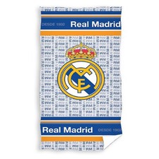 Real Madrid Microfibre Towel - Lightweight  Space Saving Beach Towel 140x70cm