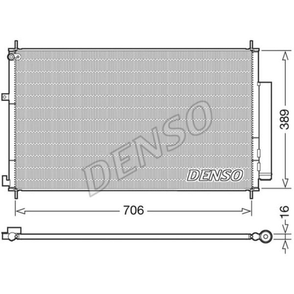 Denso Kondensator Klimaanlage Mit Trockner FüR Honda CR-V IV Rm_-image