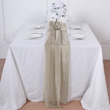 72" Gasa Natural Extra Larga Mesa Corredor Boda Banquete Fiesta Suministros