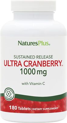 Natures Plus Ultra Cranberry 1000 mg   180 Tabletten (23,53 EUR/100 g)