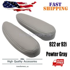 2x Front Seat Armrest Cover For 2003-2006 Chevy Suburban Tahoe Pewter Gray 922
