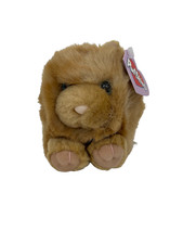 Vintage Puffkins Cinnamon Tan Kitty Cat 4 1/2" Swibco Plush Stuffed Animal NEW