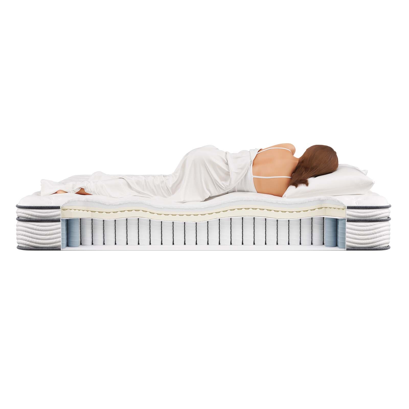 Modway Jenna 10" Innerspring and Memory Foam King Mattress 889654110200