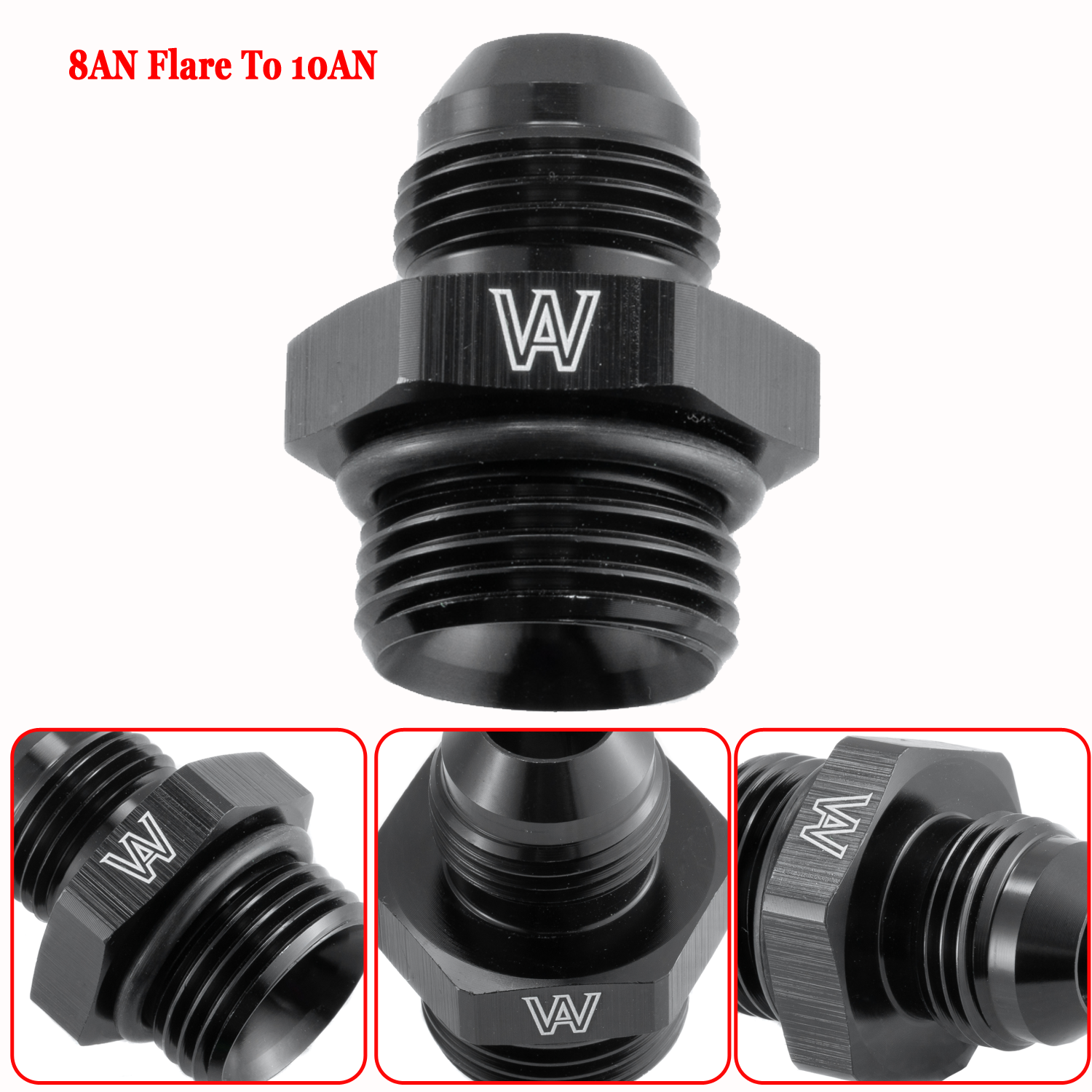 ORB 6 8 10/12AN Hose Fitting AN to AN Male ORing Boss Fitting Fuel