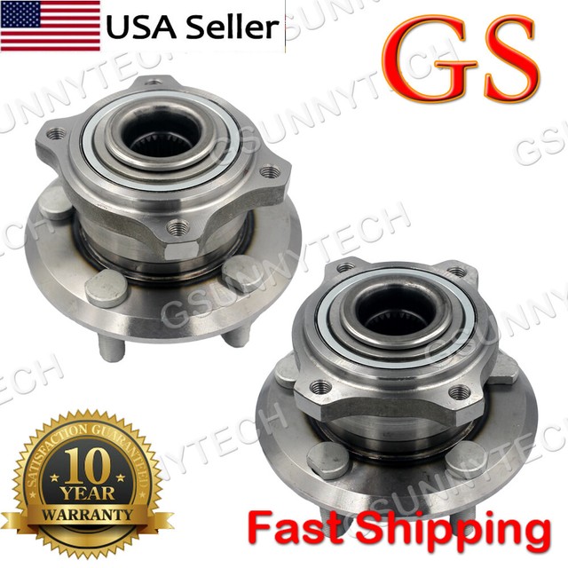 Pair AWD 2014 2015 2016 2017 Chrysler 300 Front Wheel Bearing and Hub