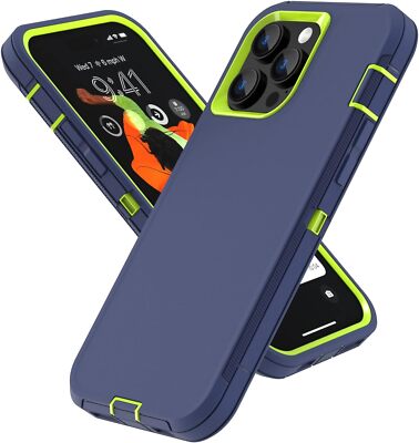 iPhone 14 Pro Max Case Heavy Duty Hybrid Shockproof Bumper Durable Phone Cover