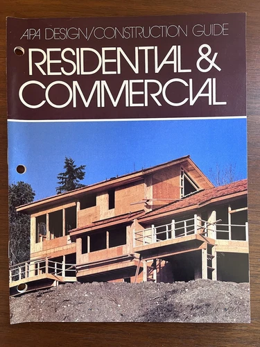 APA Design Construction Guide Residential & Commerical Handbook 1979