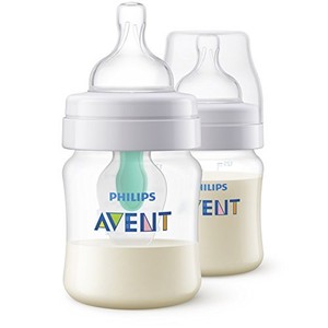 philips avent anti colic bottles clear