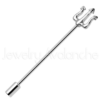 14G Industrial Earring Trident Scaffold Barbell Earring 316L