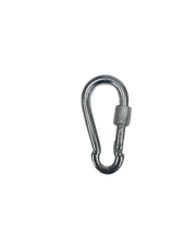 12 pk X-Large 3 1/8" = 5/16 Sleep EZ Spring Hook Carabiner  Link Zinc Plated