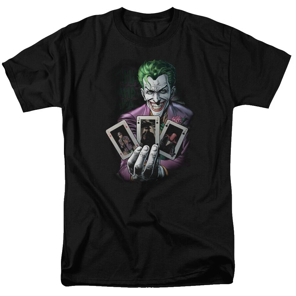 Camisas de manga corta Joker Negro para Hombres