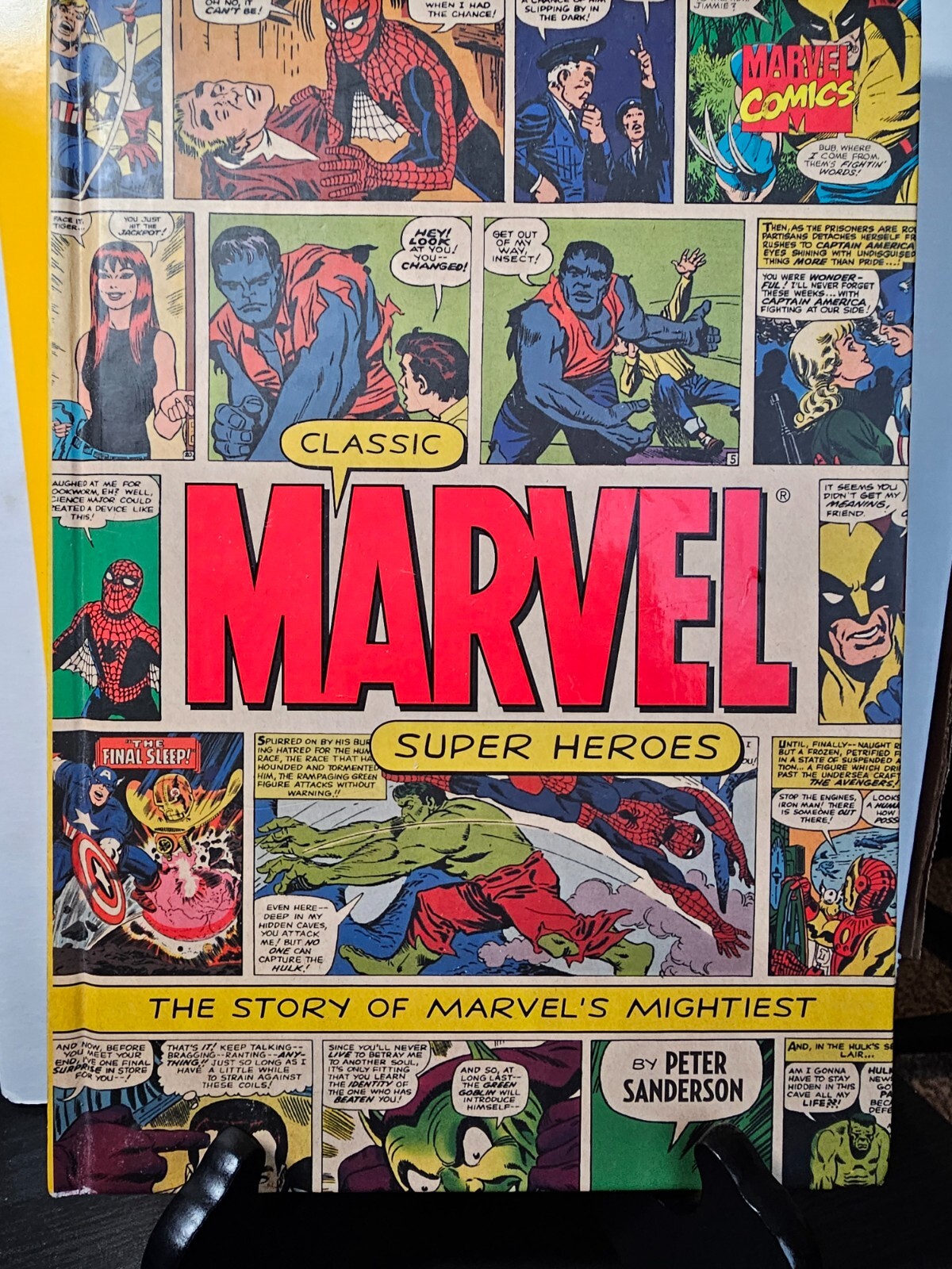Classic Marvel Super Heroes The Story of Marvel's Mightiest Hard Cover eBay