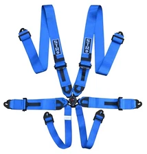 Blue 6-Point Race Harness FIA 8853-2016 2030 Safety Seat Belt IVA Safe - STR
