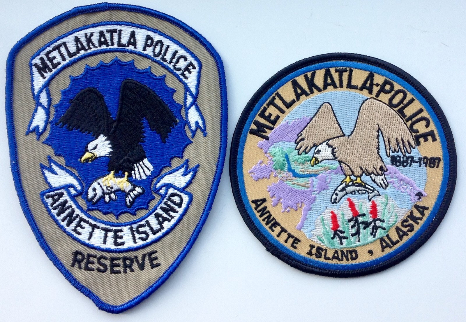 Obsolete (inc. a cheesecloth) American US USA Metlakatla Alaska Police