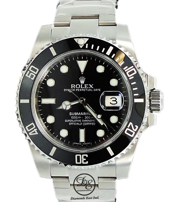 洋楽 G-Rap Boss Playa Commission Rolex Submariner 116610 Date Ceramic Bezel Oyster Steel Watch