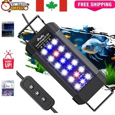 Full Spectrum 6W Aquarium LED Light: Natural Day/Night Cycle for 6-10" Tanks