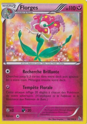Florges Holo - XY2:Etincelles - 66/106 - Carte Pokemon Neuve Française - Photo 1/1