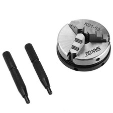 Mandrino Autocentrante In Metallo Con Ganasce Aggiuntive per Tornio K11-80 K01-6