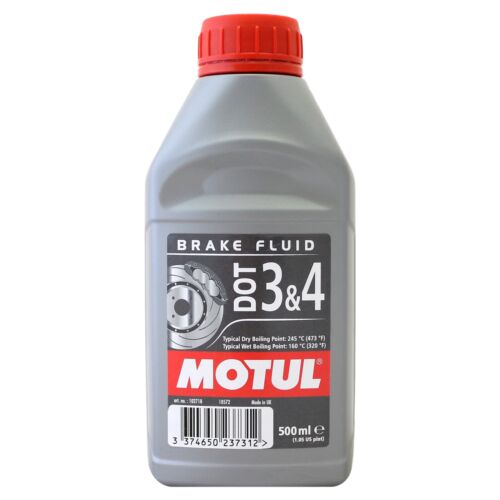 Motul DOT 3 & 4 Fully Synthetic Brake & Clutch Fluid Anti Corrosion 0.5L 500ml - Picture 1 of 6