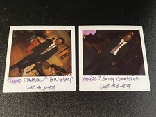 Lot Of 2 MADtv Polaroid Photos Aries Spears Wardrobe Original Photo Mad TV Show