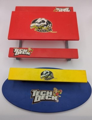 Tech Deck X Tony Hawk Picnic Table Bench Set Fingerboard Vintage