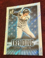 2021 Donruss Gleyber Torres Trending Insert Rapture Silver Parallel YANKEES #TR1