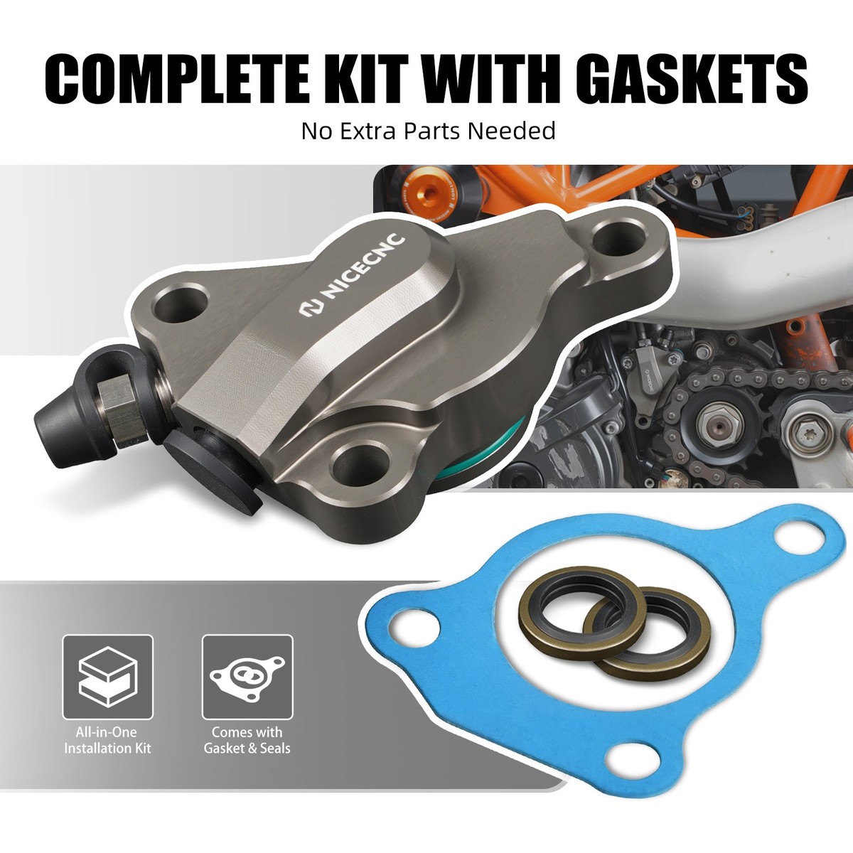 NICECNC Clutch Slave Cylinder Kit for KTM EXC 250 1998-2005 ENDURO
