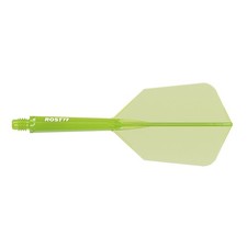 CUESOUL ROST 77 Integrated Dart Shaft and Flight,Slim Shape-Grass Green