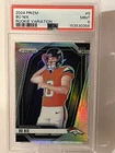 2024 Panini Prizm Bo Nix Rookie Variation #5 PSA 9 RC Denver Broncos SP