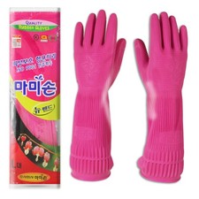 Mamison Quality Kitchen Rubber Gloves New Band Series (1 Pairs, Large). Clean...