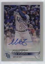 2022 Topps Chrome Update Auto Mike Zunino #AC-MZ Auto 8k4