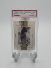 MORRIS PETERSON 2000 UD Ultimate Collection #54 - #/750 - PSA 9 - RAPTORS!
