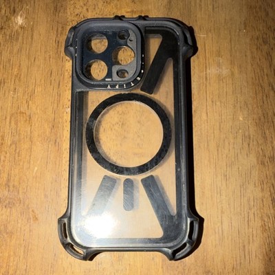 CASETiFY Bounce Plus Clear/Black Case for iPhone 16 Pro 6.4  