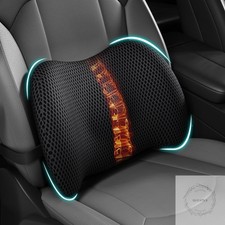 Lumbar Support Pillow for Car, Memory Foam Car Seat Back Support Pillow for Driv