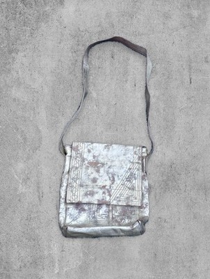 Dries Van Noten Metallic Gold Leather Crossbody Bag