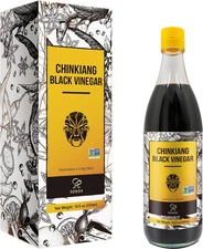 Soeos Chinkiang Vinegar, 18.6 Fl Oz (550Ml), Chinese Black , Traditional , Organ