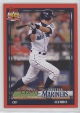 2021 Topps Archives 1991 Topps Red 19/75 Ichiro Suzuki Ichiro #187 HOF 04br