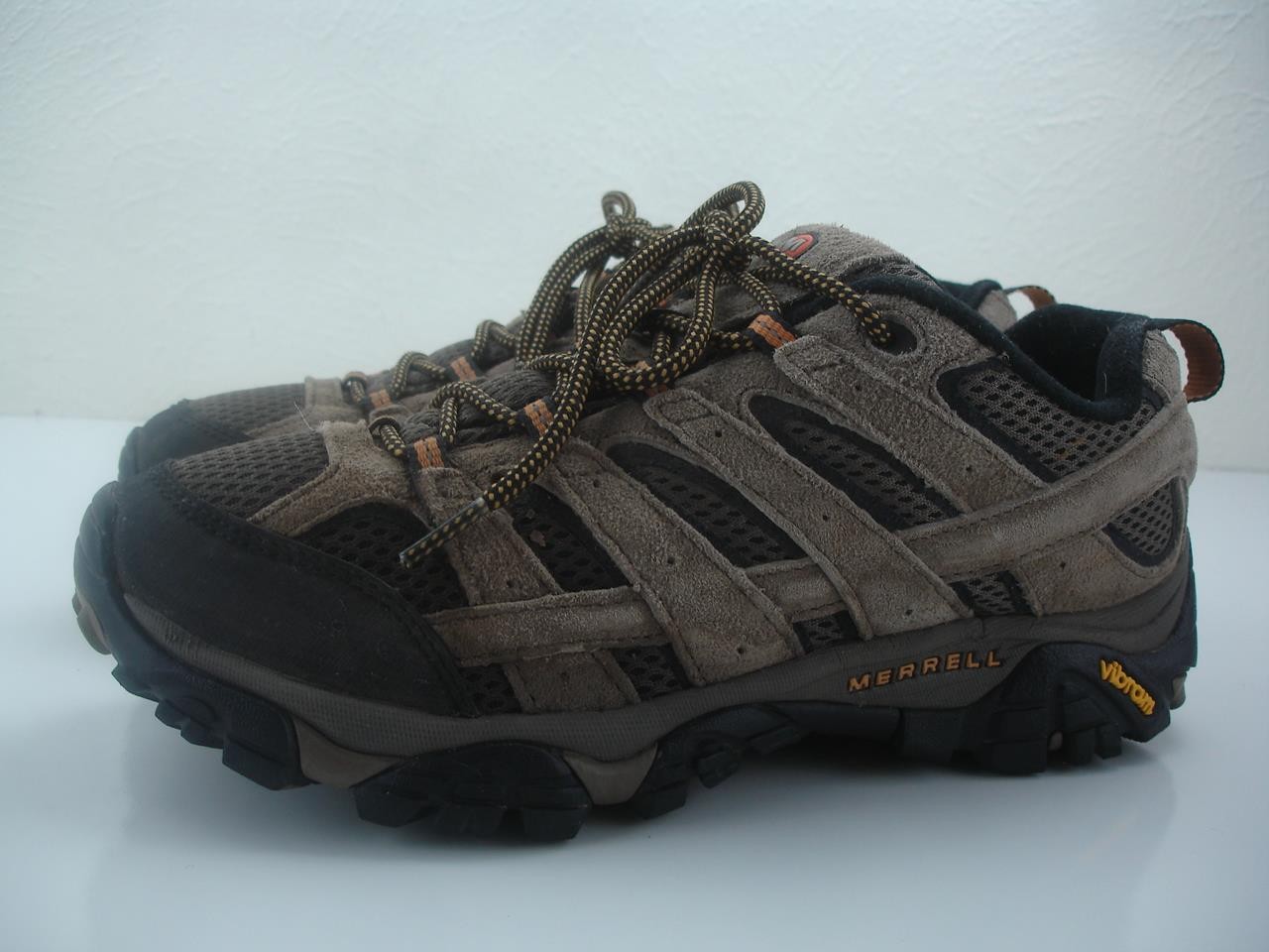 Scarpe da trekking uomo 7 5 M Merrell Moab 2 ventilatore pelle scamosciata noce stringate